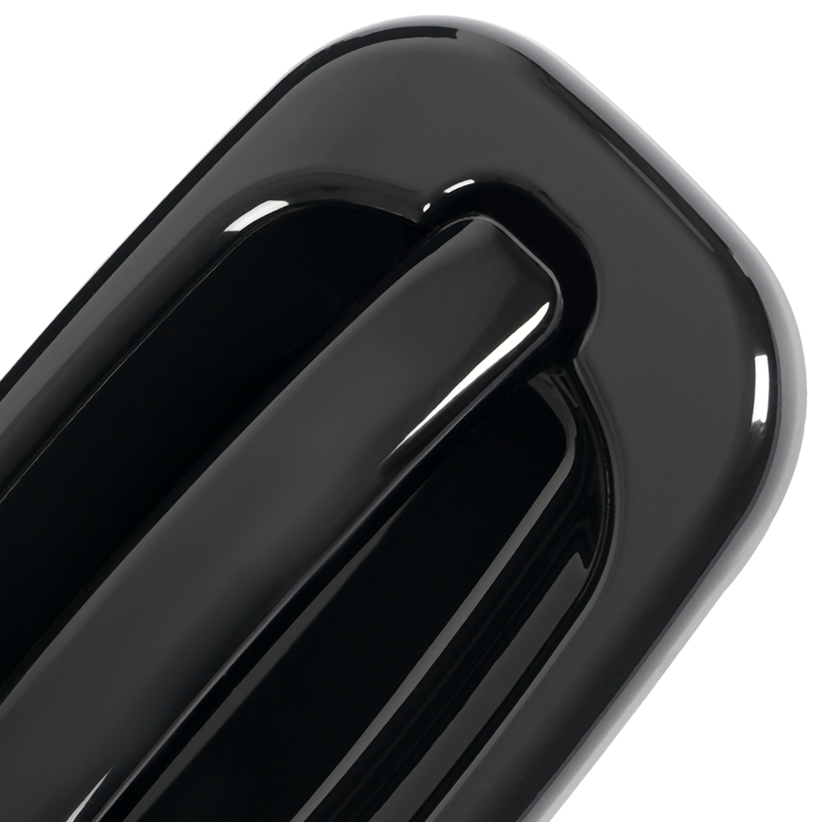 Door Handle Set For Chevy Silverado 1500 1999-2006 Smooth Black Front Outer 2PCS