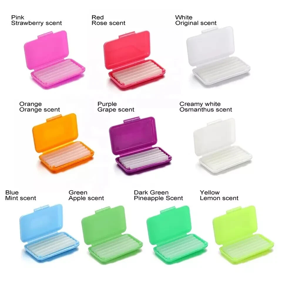 1 - 100 Packs cera ortodoncia dental Bracket Braces Gum Irritation Sabor a fruta