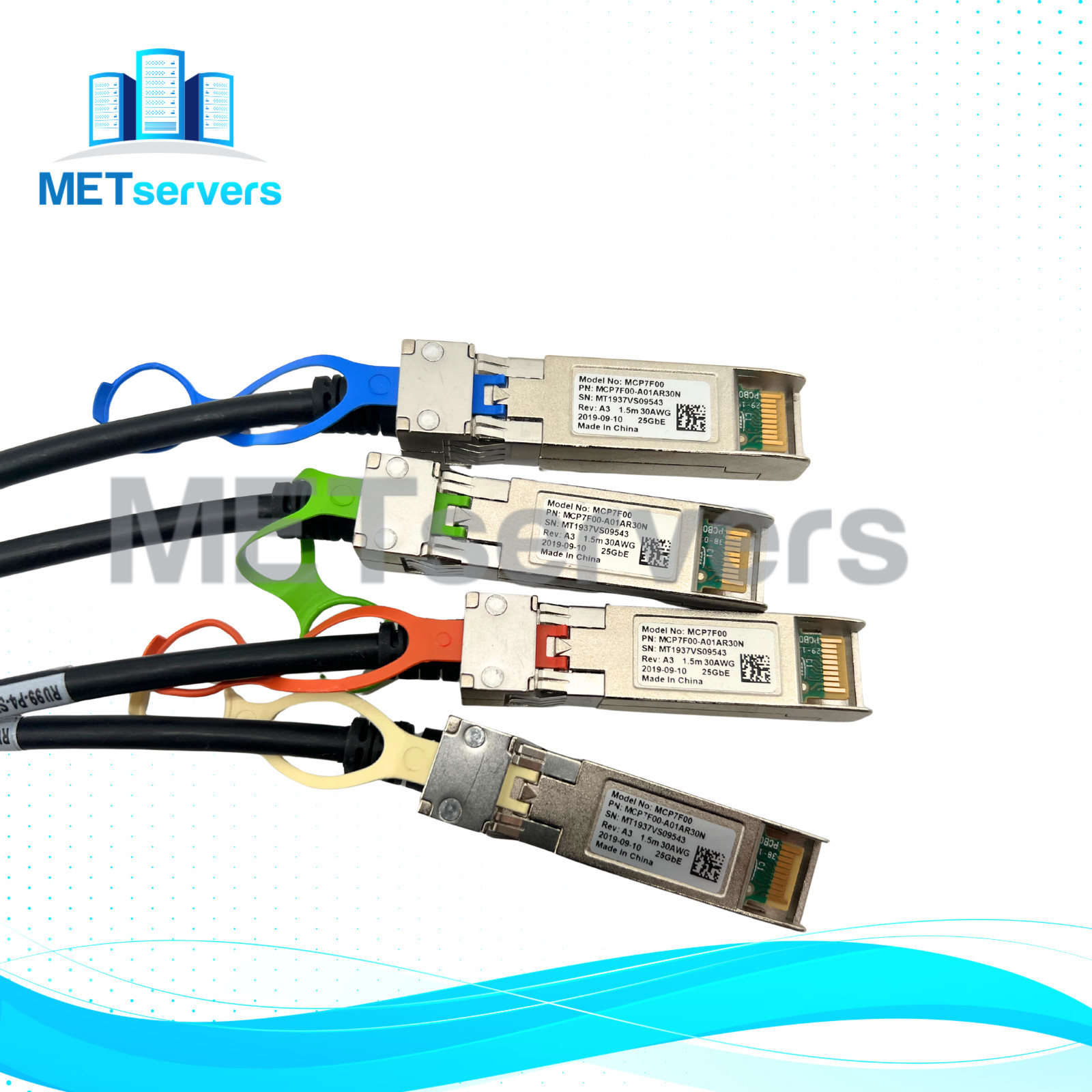 Mellanox DAC Splitter Cable Ethernet 100GbE to 4x25GbE 1.5M MCP7F00-A01AR30N