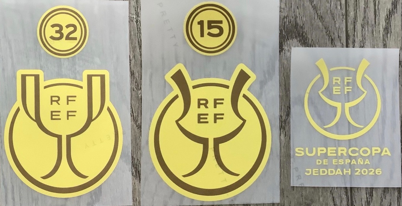2026 RFEF supercopa DE Espana JEDDAH &Matching Detail football patch badge