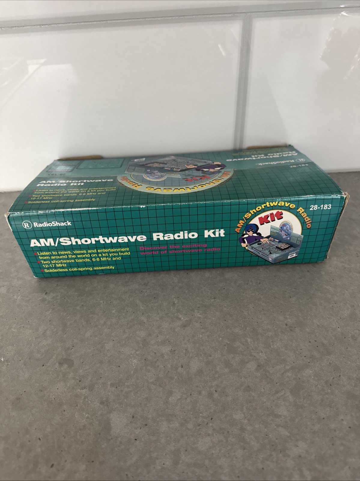 RadioShack AM/Shortwave Radio Kit 28-183 Untested Vintage