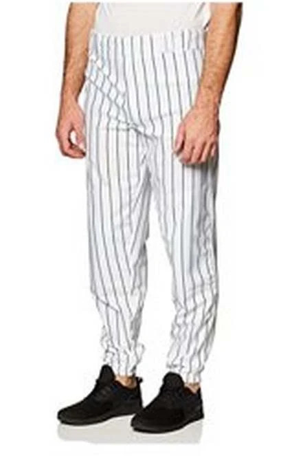 Champro 14Oz Poly Warpknit Pinstripe Pant 4XL White | Black