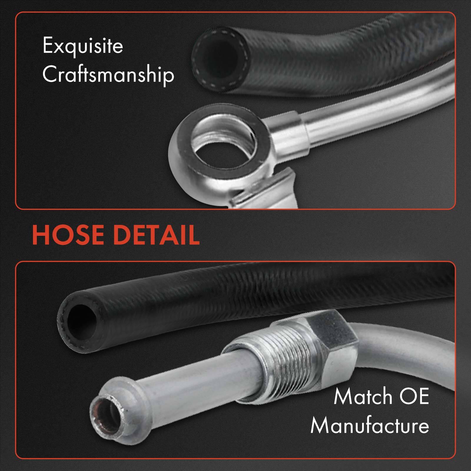 Power Steering Pressure & Return Line Assembly for Toyota Tacoma 05-19 2.7L 4WD