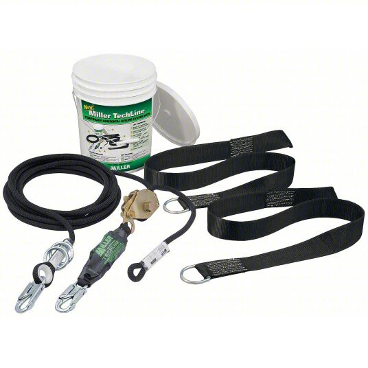 Miller HLLR2-Z7/60FT Horizontal Lifeline Honeywell Techline 60ft HLLR2/60FT Kit