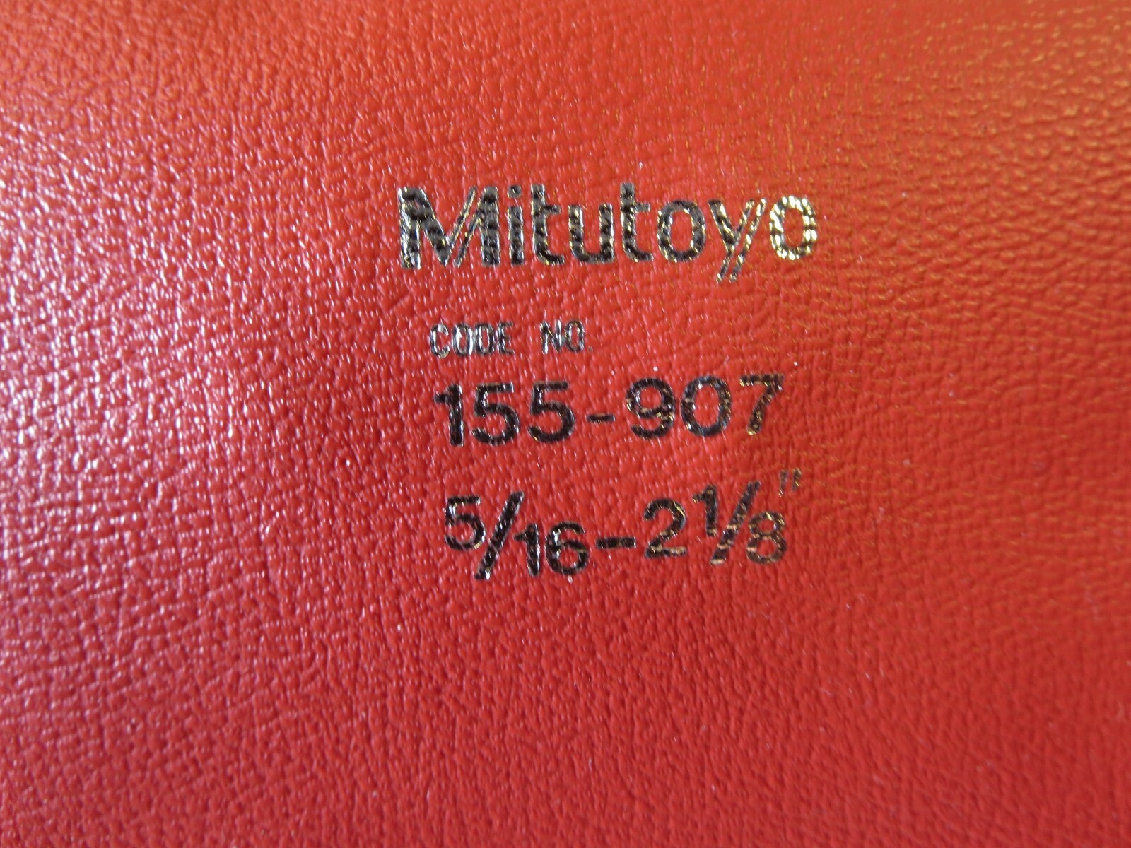 Mitutoyo 155-907 4pc. Telescoping gage set w/ form fit pouch Japan