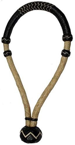 Showman 5/8" Two-Toned Rawhide Braided Show Bosal