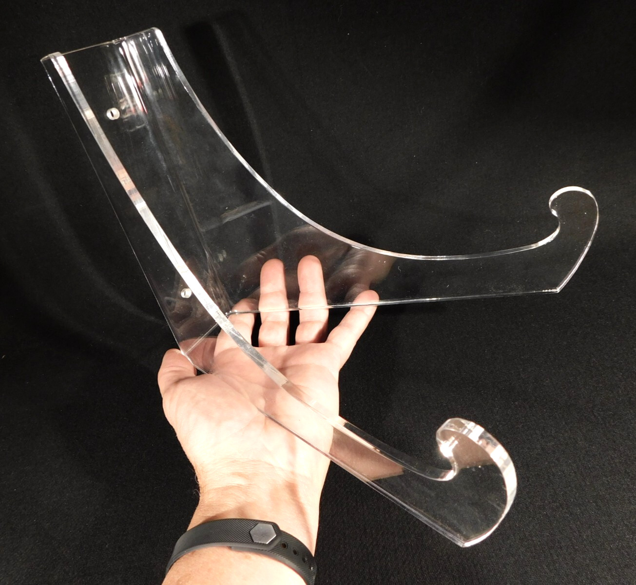 Easel Display Stand Clear Lucite X Large Size Wall Mountable