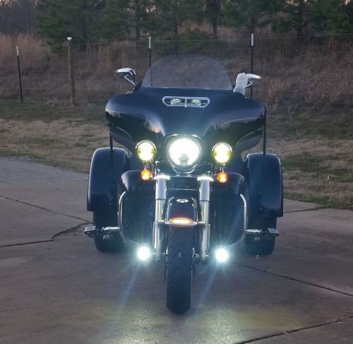 6000K LED Auxiliary Lamps Light Kit for Harley-Davidson Trike (all years)