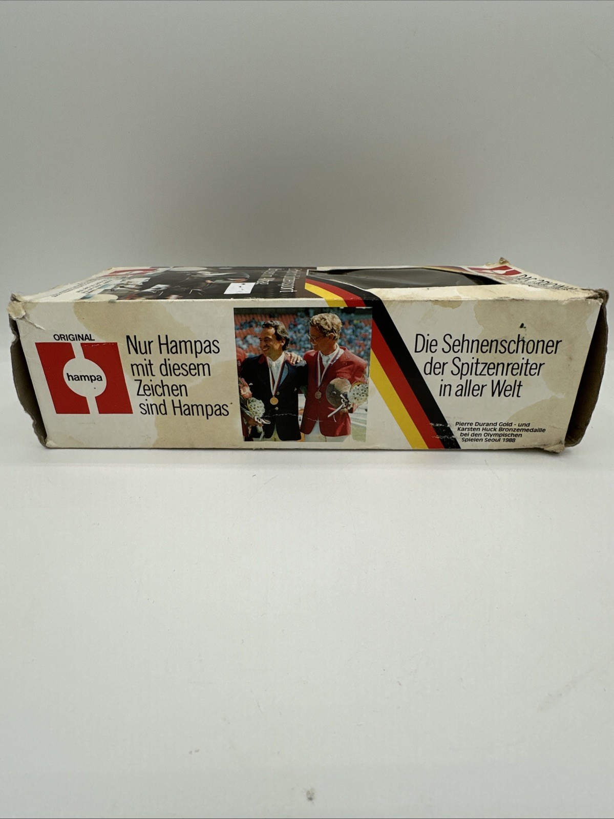 Vintage Hampa Original Open Tendon Boots Horse W Germany Size 2