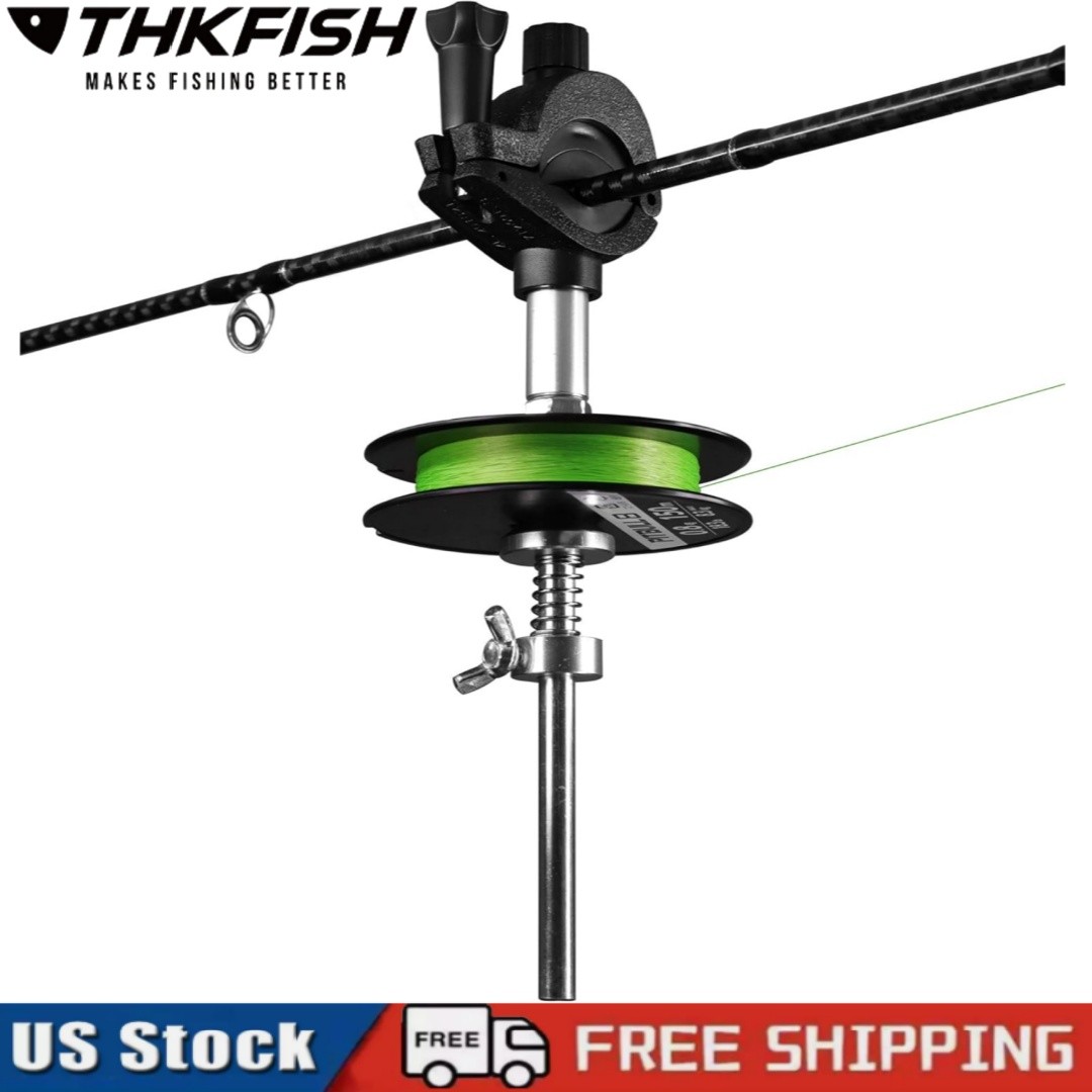 THKFISH Fishing Line Spooler Winder Mini Line Spooler Fishing Rod Reel Spooling