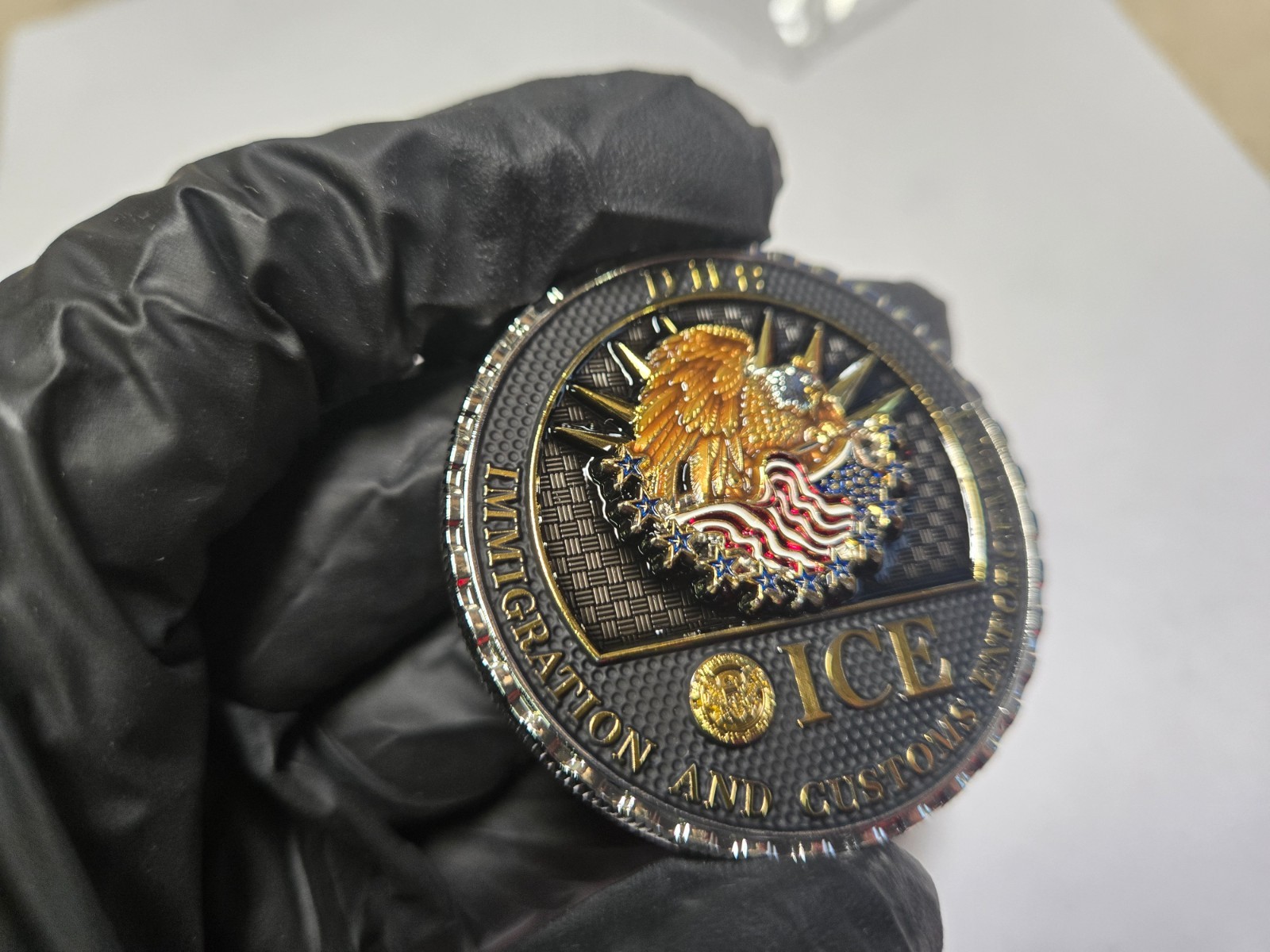 2" Baltimore ICE Field Office Challenge Coin Beautiful!