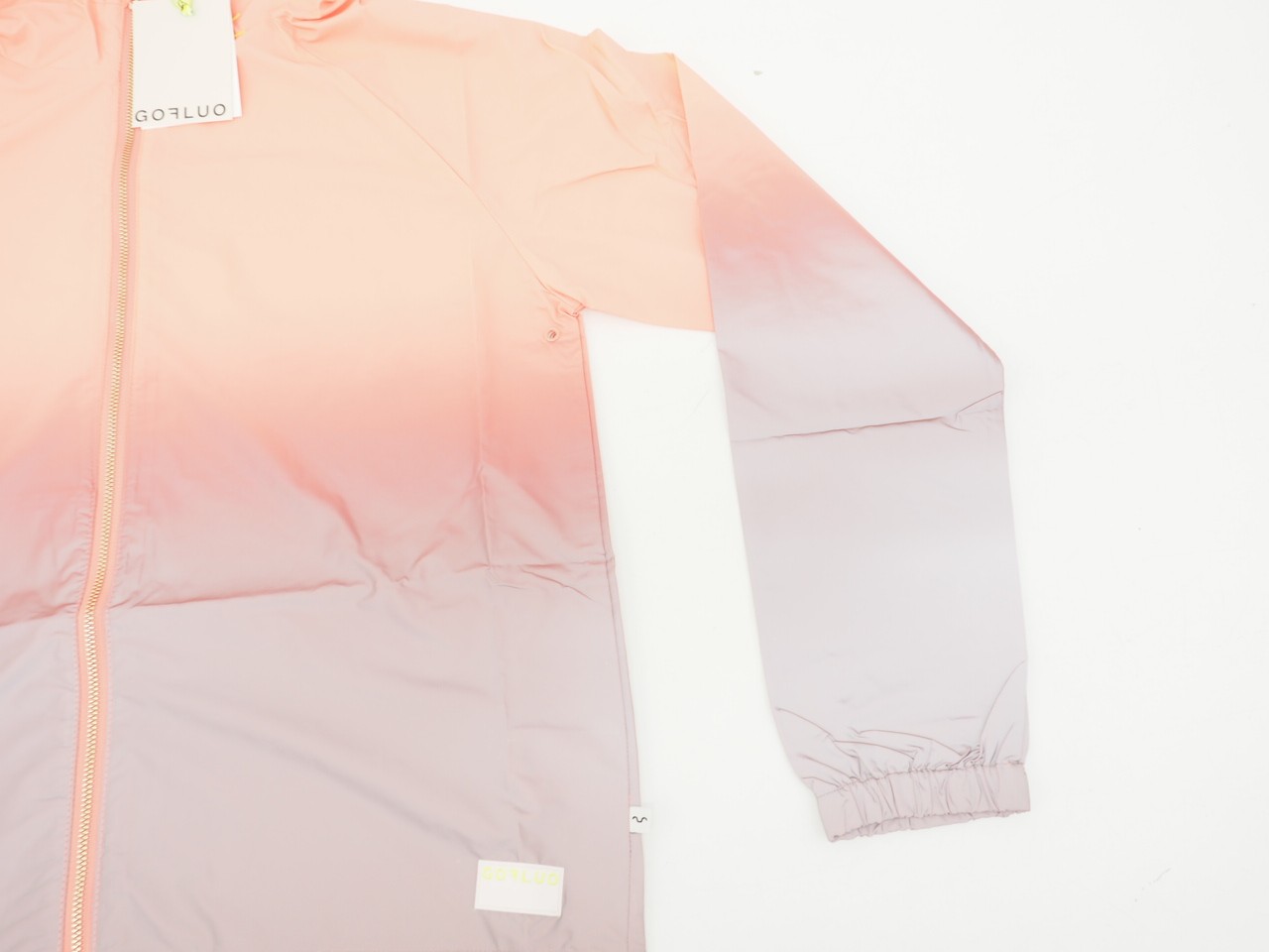 New! GOFLUO Billie Reflective Jacket Size XS Adult/Women's Coral/Pink