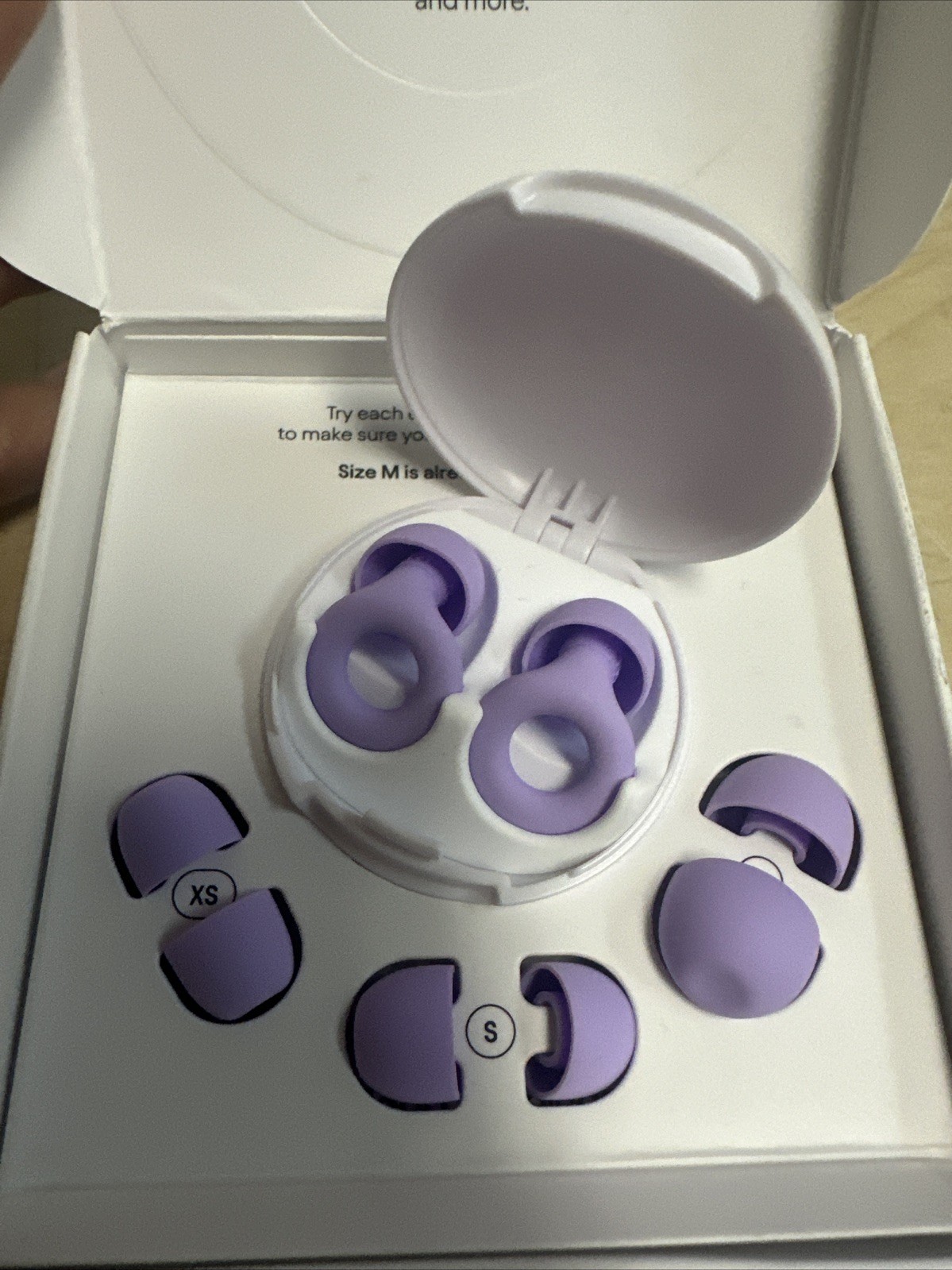 Loop Quiet 2 Ear Plugs For Noise Reduction - 14dB - Color - Violet - Open Box