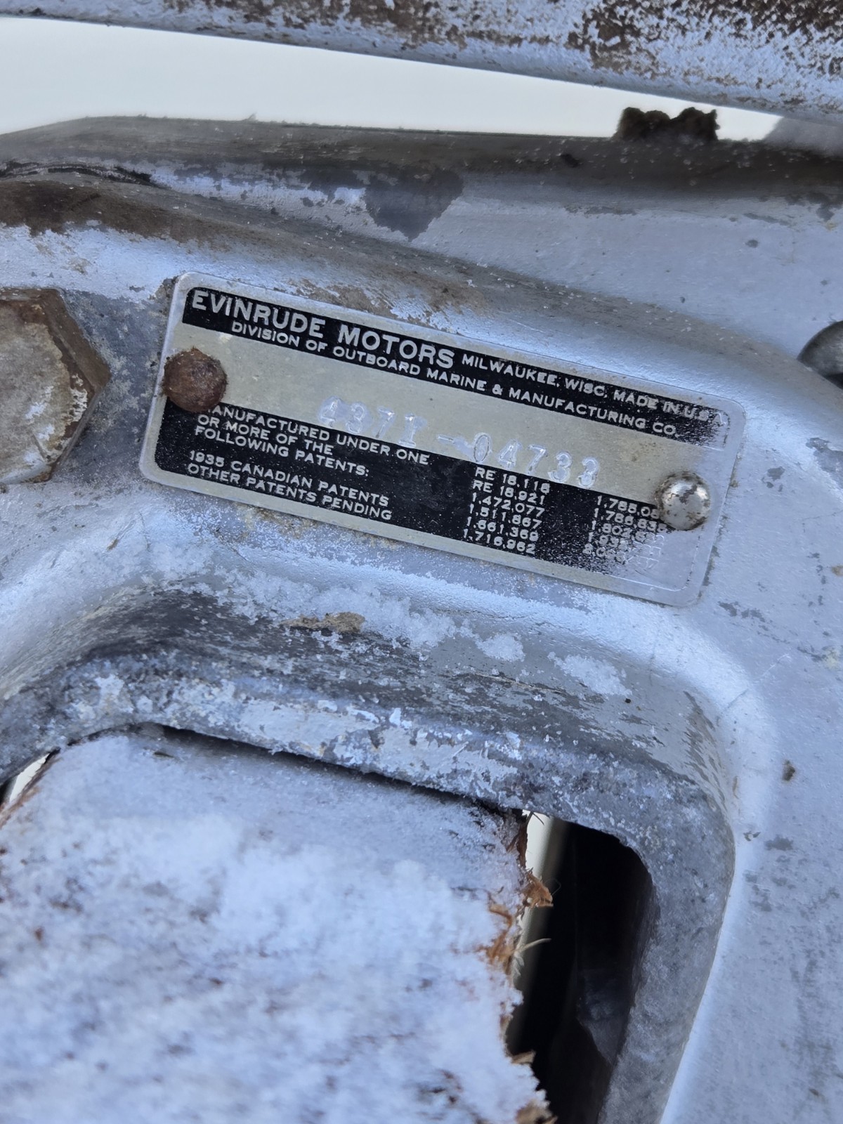 Antique 1941 Evinrude 4371 Sportwin 3.3hp Outboard Boat Motor Turns Over & Spark