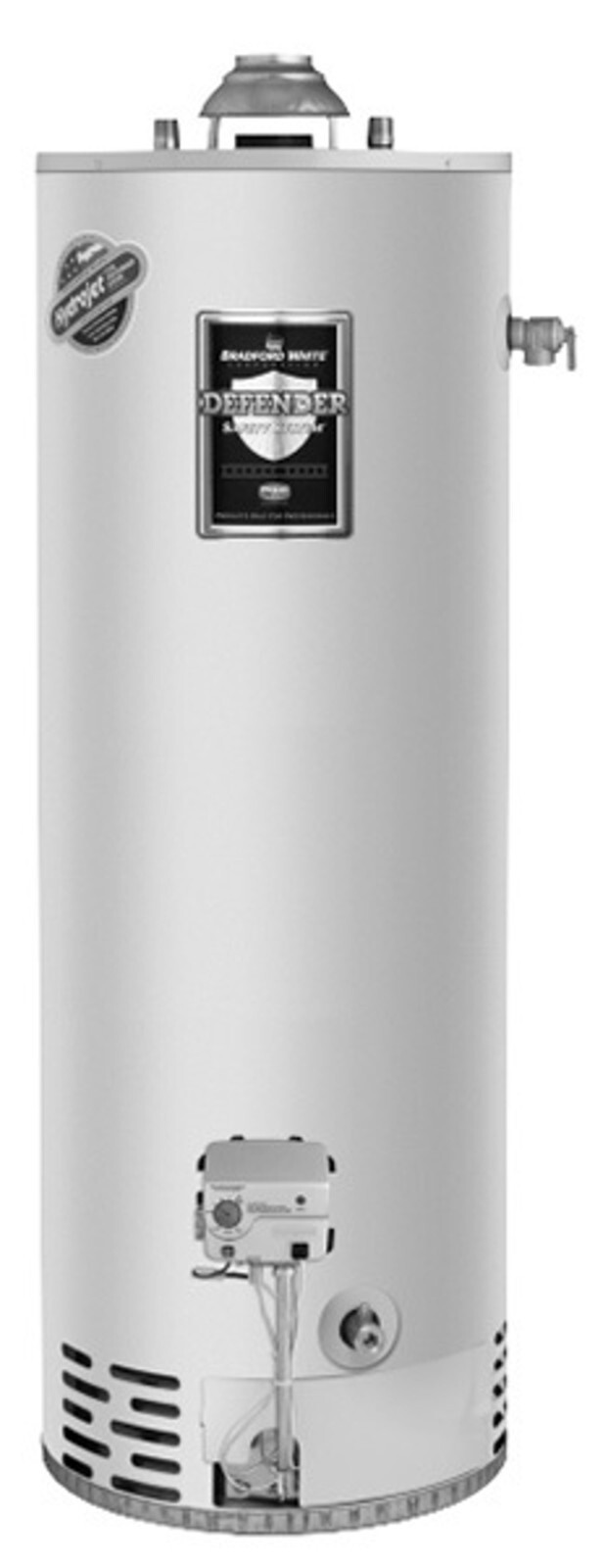 Bradford White RG250T6X 50 Gallon Tall Atmospheric Vent Water Heater - LP