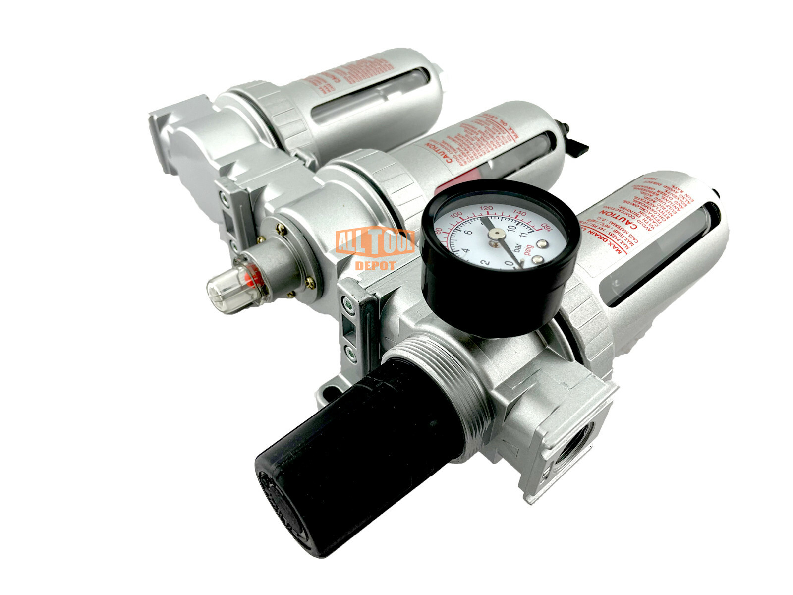 NEW 3/8" Compressed Air Filter Regulator / Desiccant Dryer / Coalescing Filter