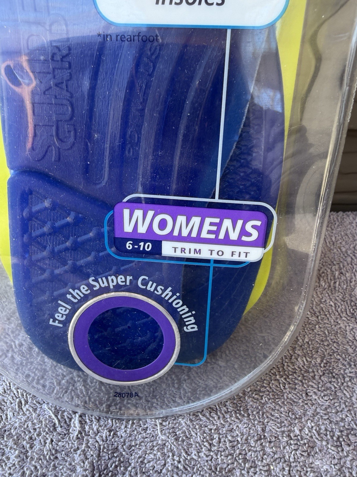 Stride Guard Everyday Advanced Gel Soles Womens Size 6-10 New