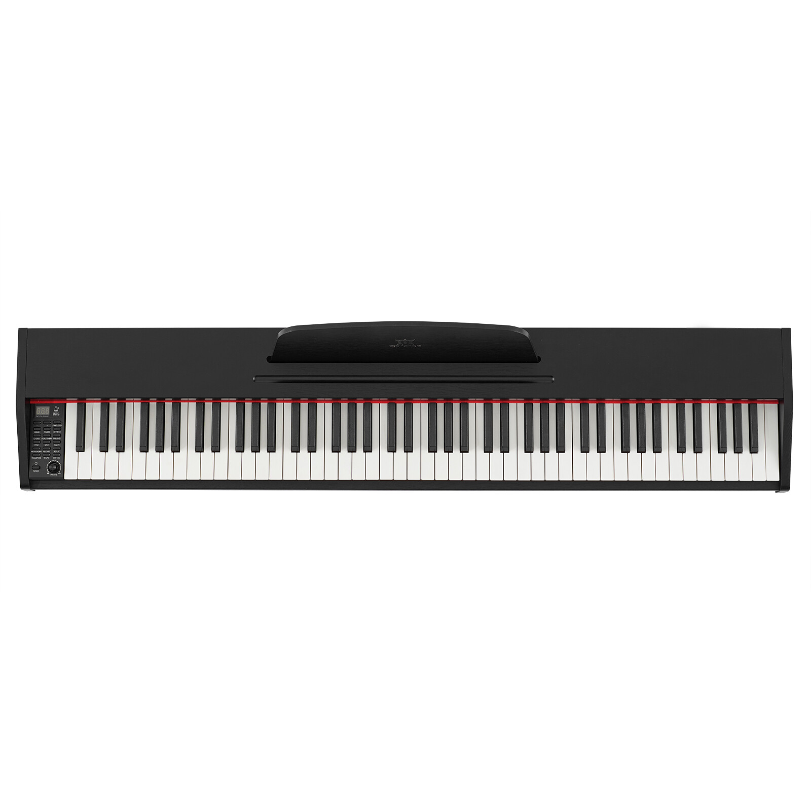 MUSTAR 88-Key Semi Weighted Digital Piano with MIDI, Triple Pedal