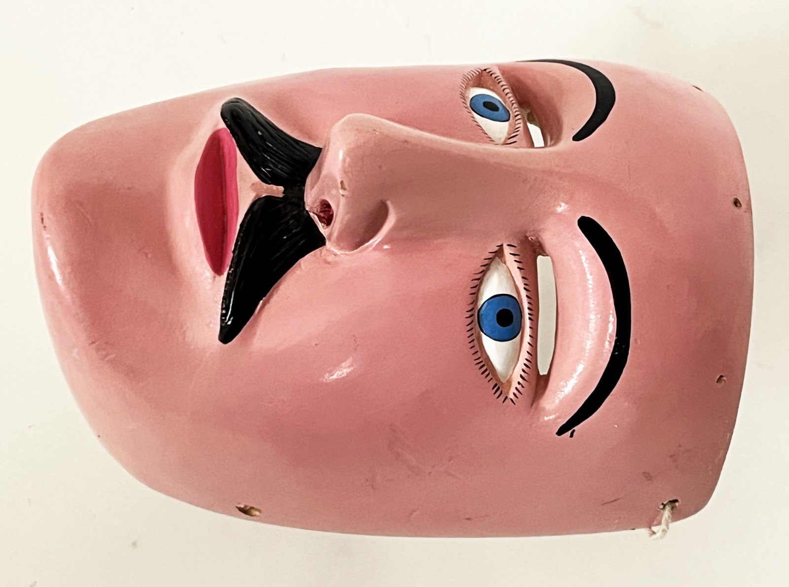 FELIPE HORTA TOCUARO MICHOACAN CURPITES WOOD DANCE MASK MEXICAN FOLK ART VIEJITO