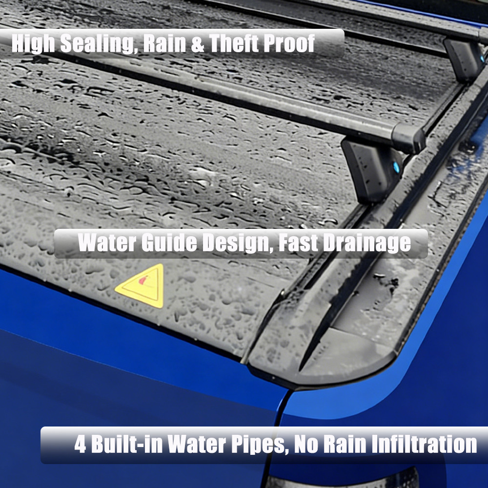 5.8FT Truck Retractable Hard Tonneau Cover For GMC Sierra Silverado 1500 14-26