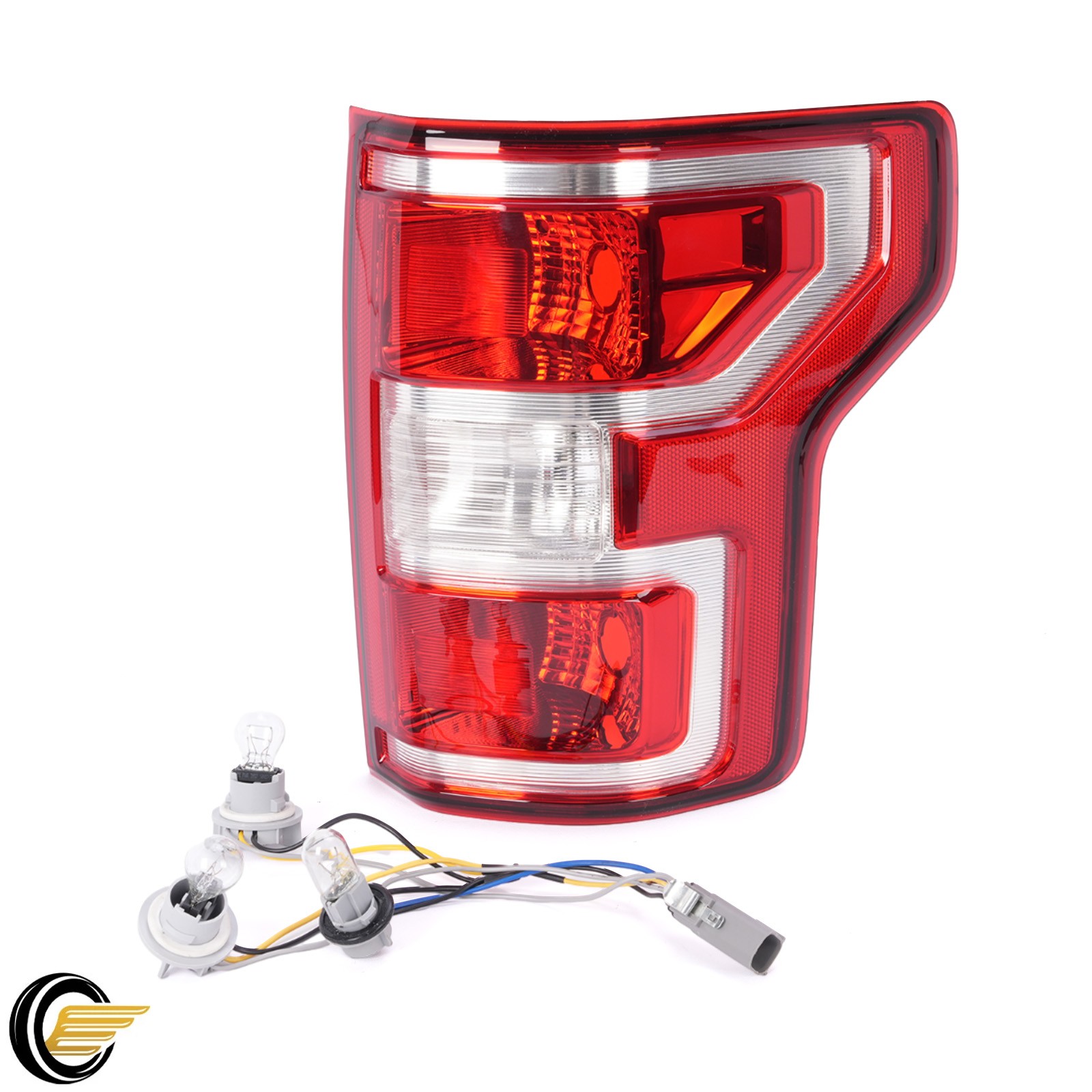 Right Passenger Tail Light Rear Lamp w/Bulb For Ford F150 F-150 Pickup 2018-2020