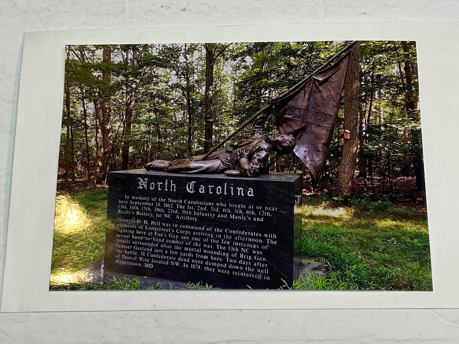 North Carolina Confederate Monument Photograph South Mountain Mecklenburg County