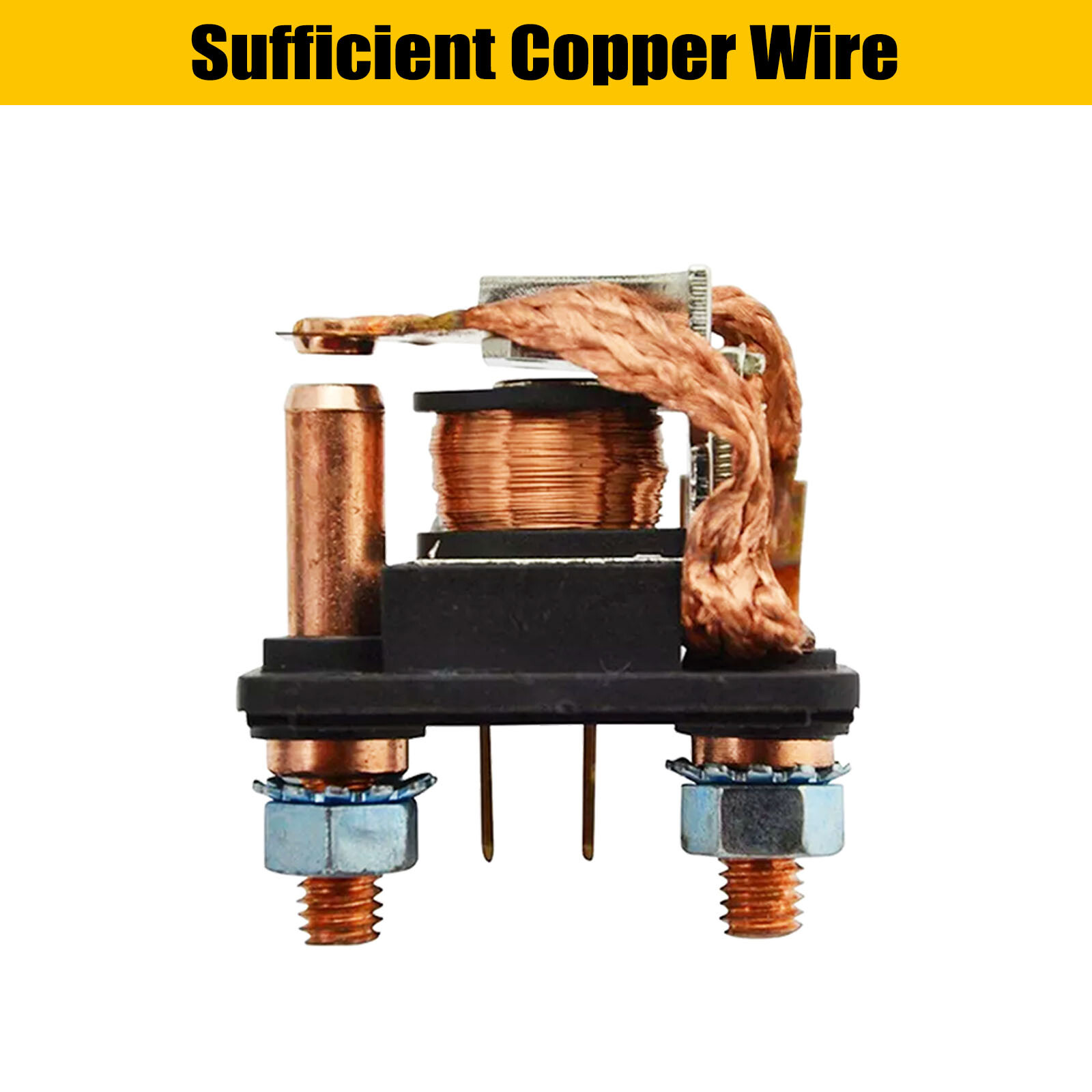 12V DC 200 Amp 4 Pin Split Charge Continuous Duty SPST Relay For Car Starter US