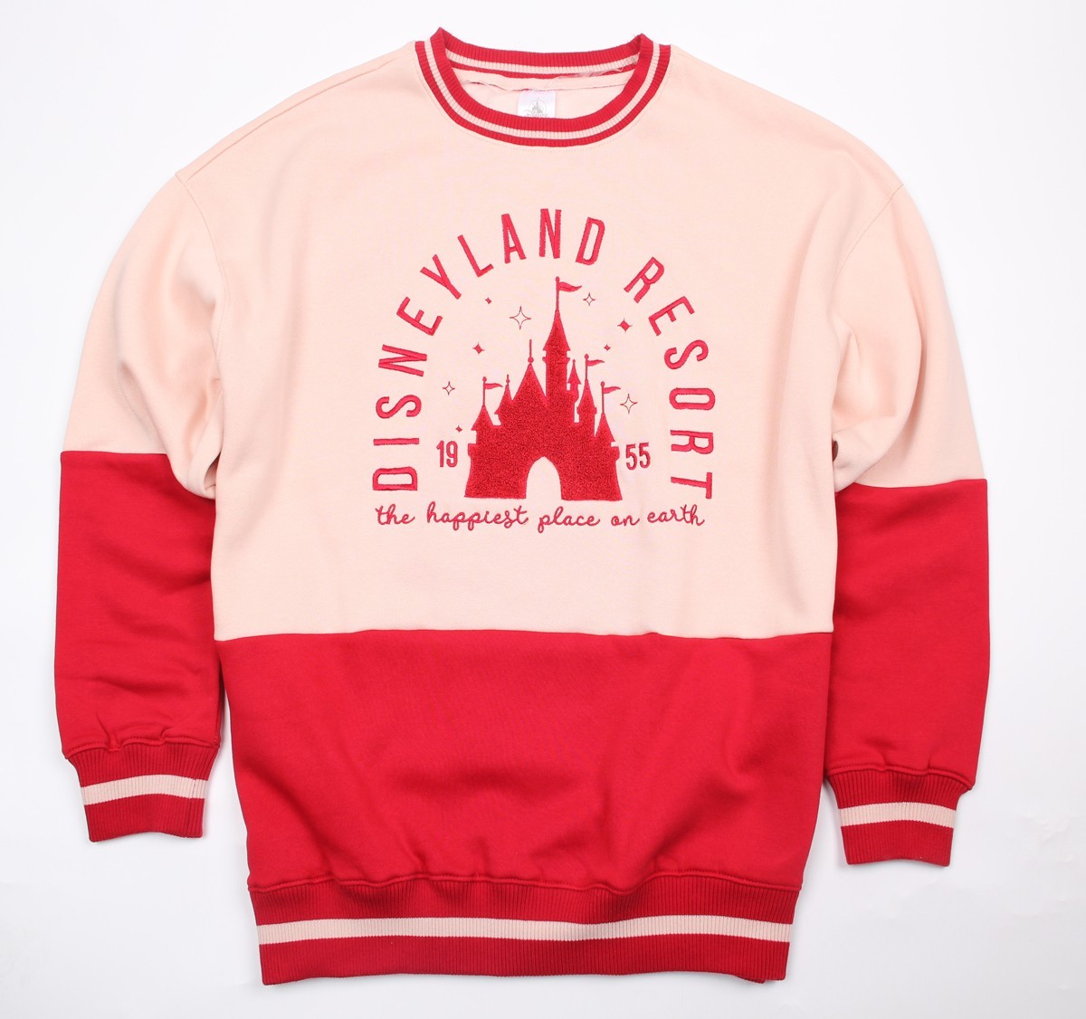 Disney Disneyland Resort Embroidered Castle Pullover Sweatshirt