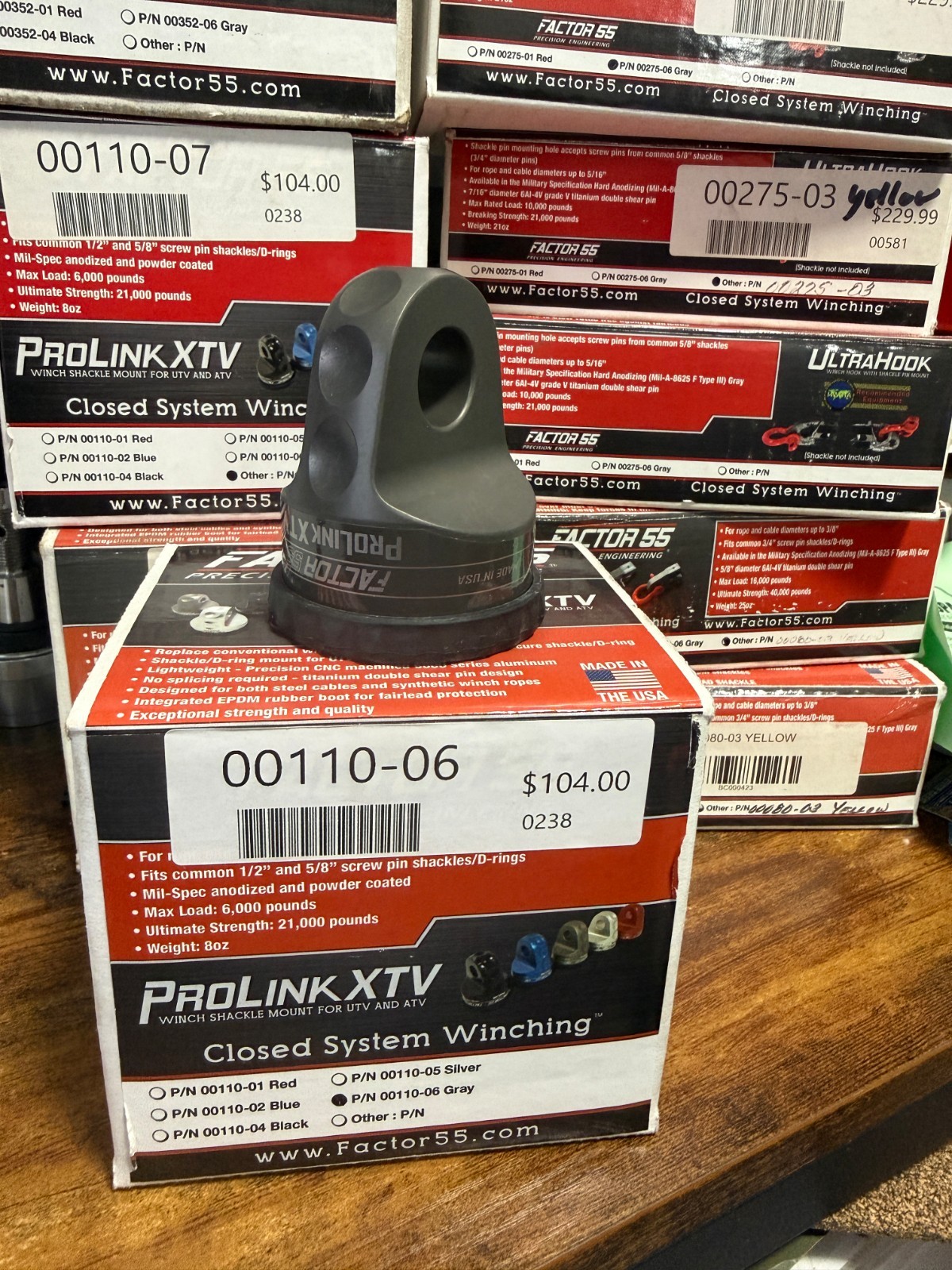 Factor 55 Prolink XTV - Grey 6,000# [Part# 00110-06]