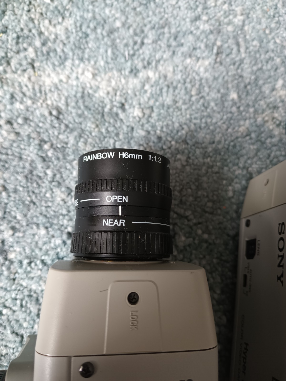 LOT OF 2 Sony Color Video Surveillance Cam SSC-DC14 & Computar Lens AND BONUS