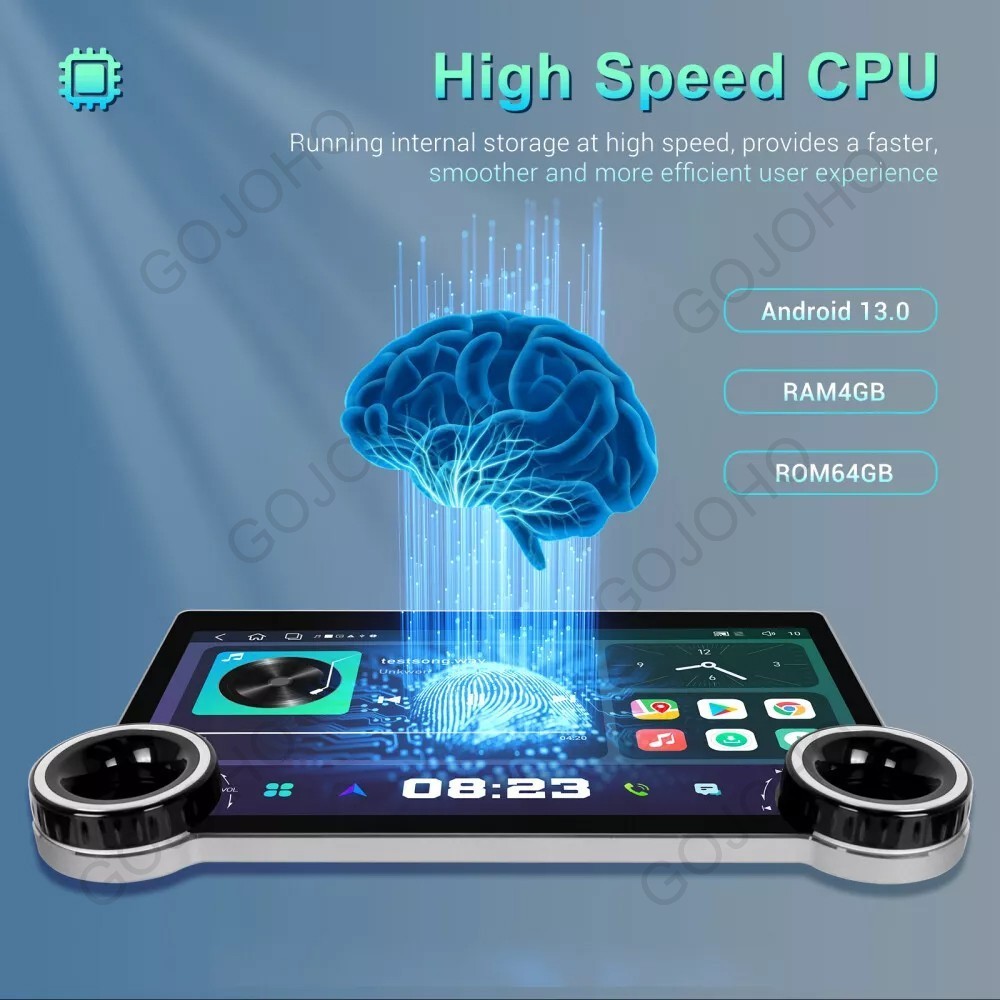 4+64GB For Toyota Sienna 2004-2010 Android 13 Car Radio GPS Stereo Navi CarPlay