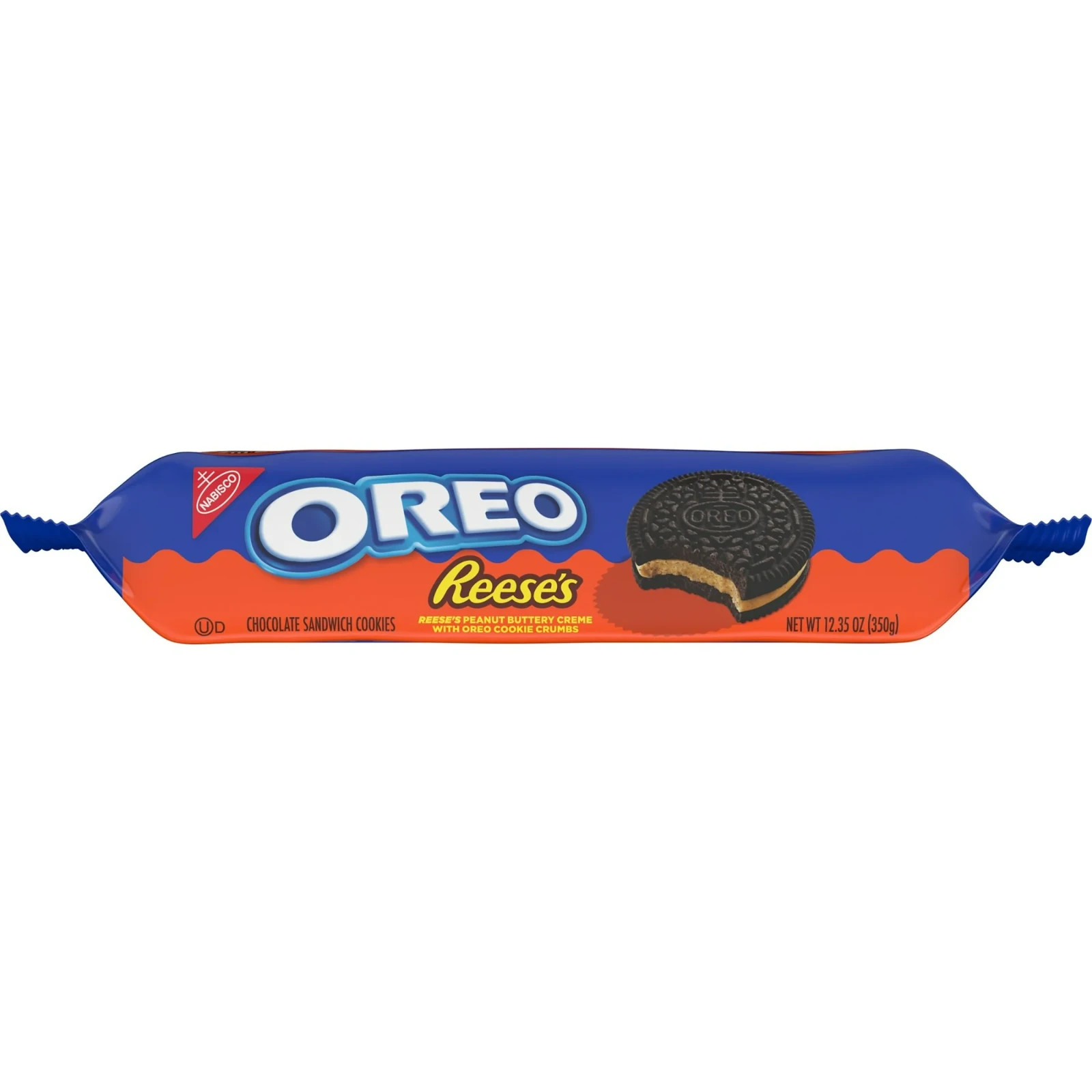 5 Pack OREO REESE'S Peanut Butter Creme Chocolate Sandwich Cookies 12.35 oz Each