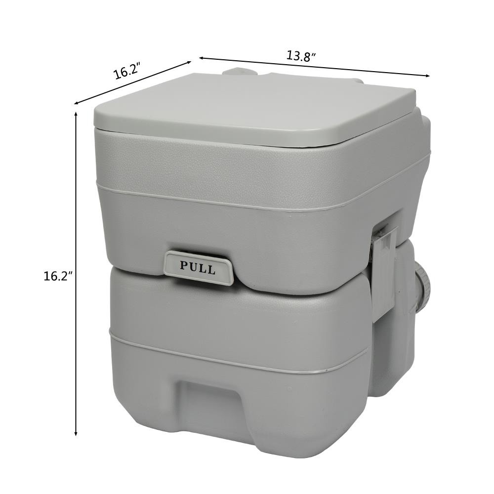 20L Portable Camping Toilet Flush Outdoor/Indoor Potty Commode Garden Hiking
