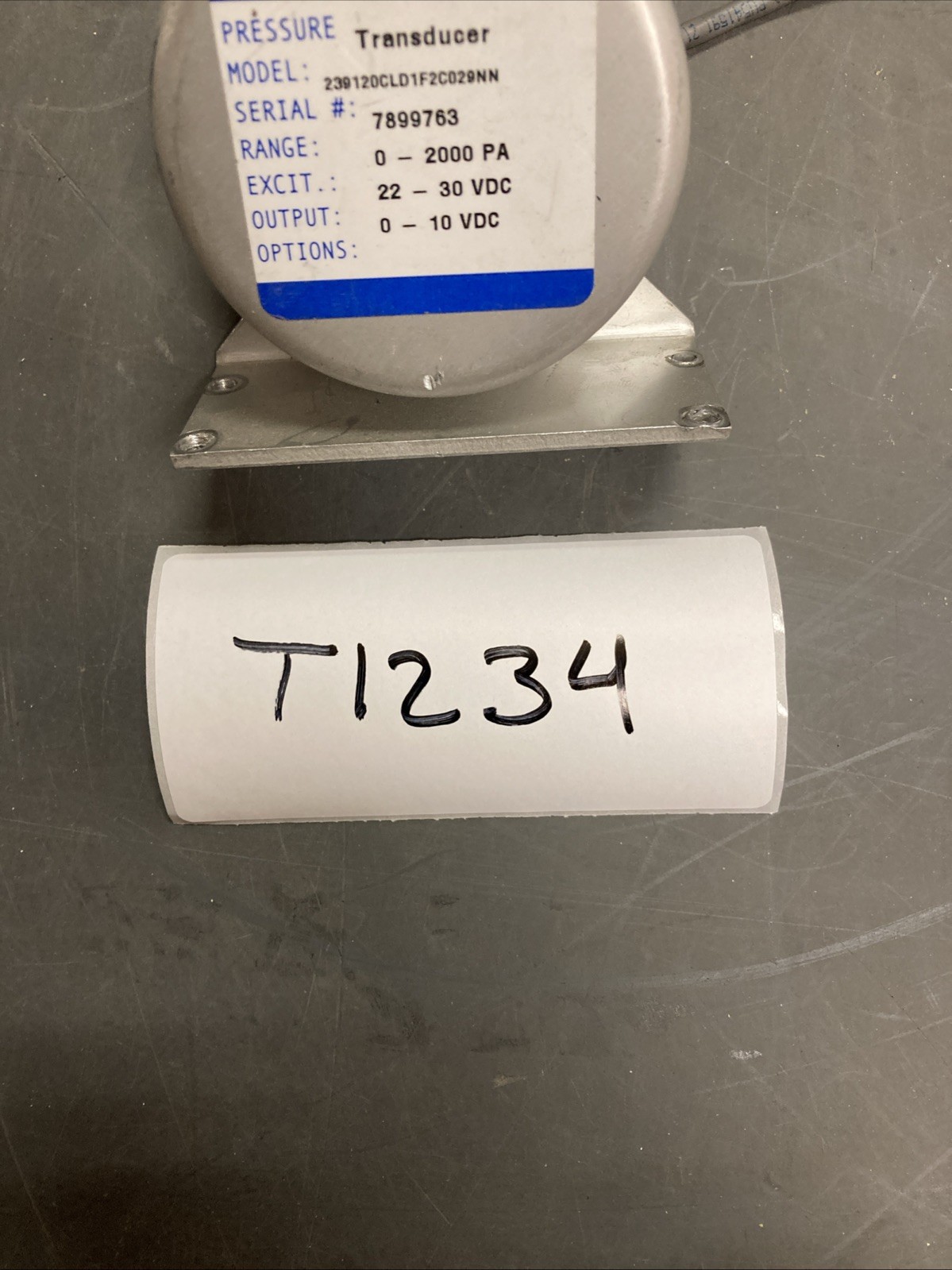 SETRA Systems Pressure Transducer 239120CLD1F2C029NN 0-2000PA | U.S.A. SELLER