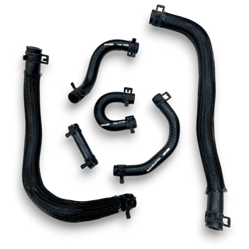 DHD 700-015AFT DELUXE LLY DURAMAX RUBBER FUEL HOSE KIT 2004.5-2005 6.6L