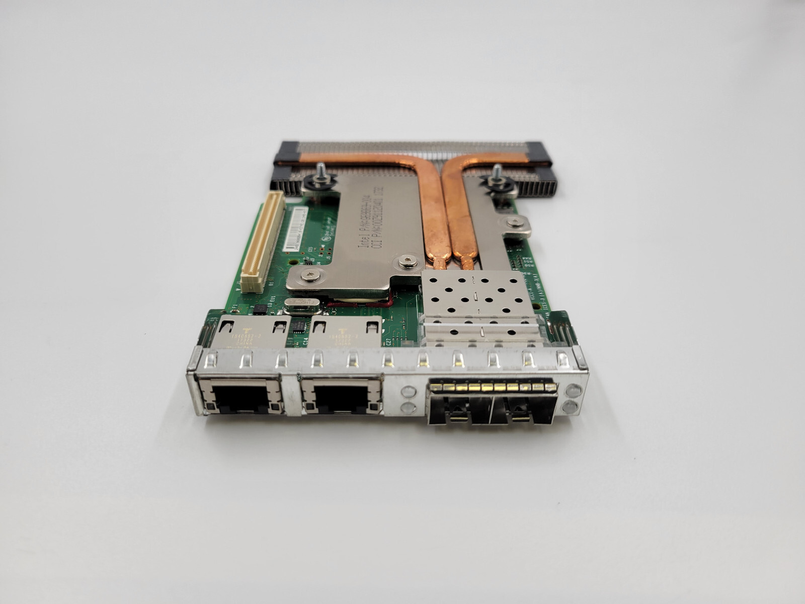 Intel X520-I350 Quad Port 2 x10G SFP 2 x1G RJ45 Daughter Card Dell P/N:0C63DV