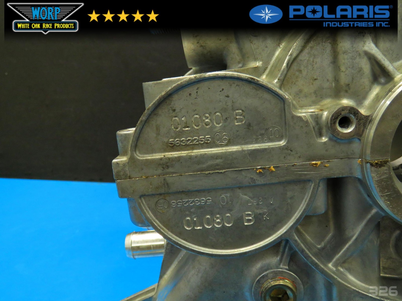 2011 POLARIS RZR XP 900 MATCHED CRANKCASE CRANK CASE SET BOTTOM END