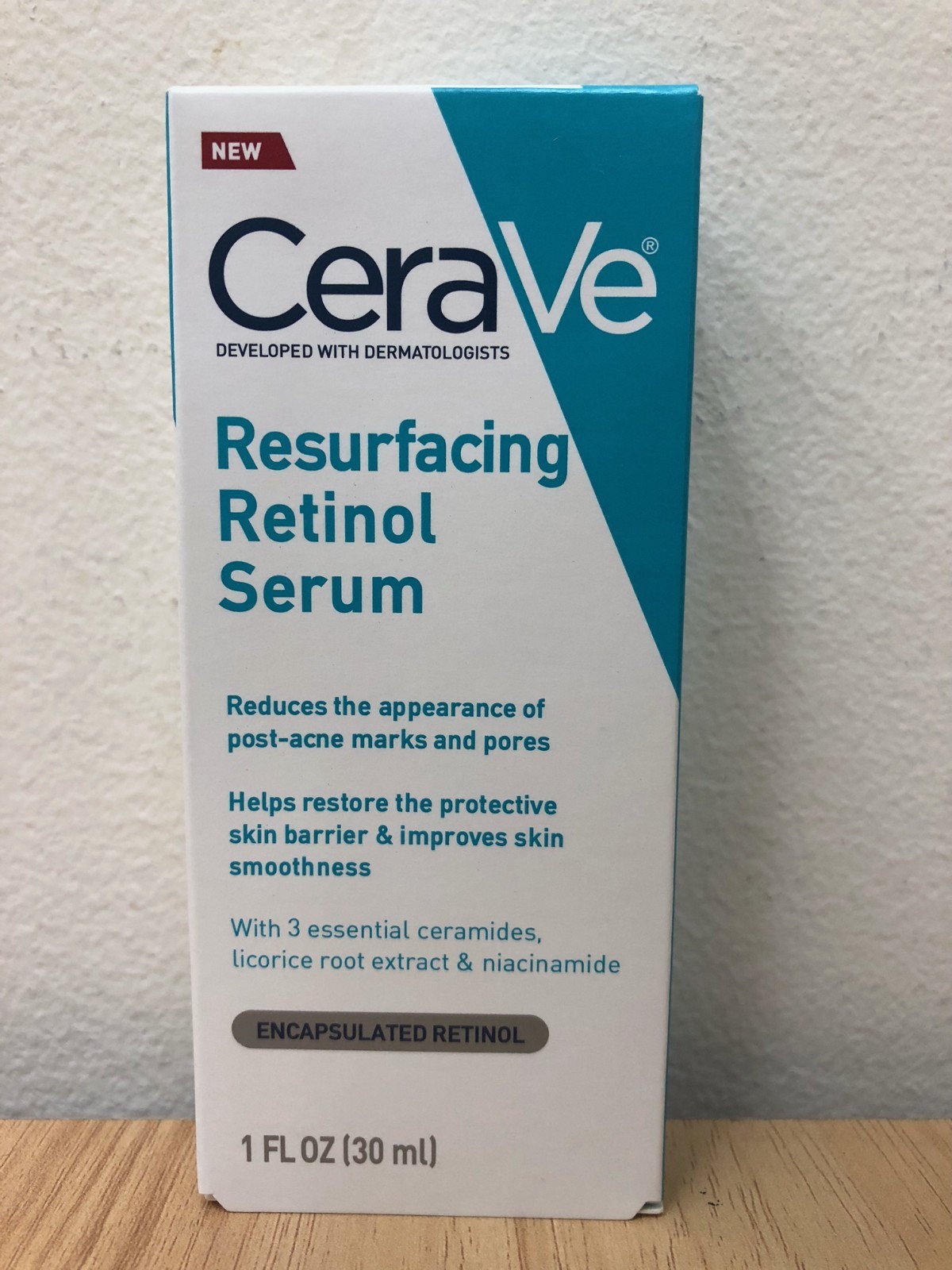 2x CeraVe Retinol Serum for Post-Acne Marks and Skin Texture 1oz (30ml)