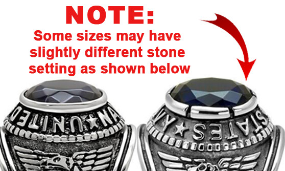 United States US NAVY Ring - USN Seals Military Rings - Surplus of Silver & Gold