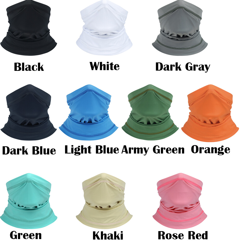 Summer UPF50 Neck Gaiter Face Mask Breathable Bandana Balaclava for Men Women US