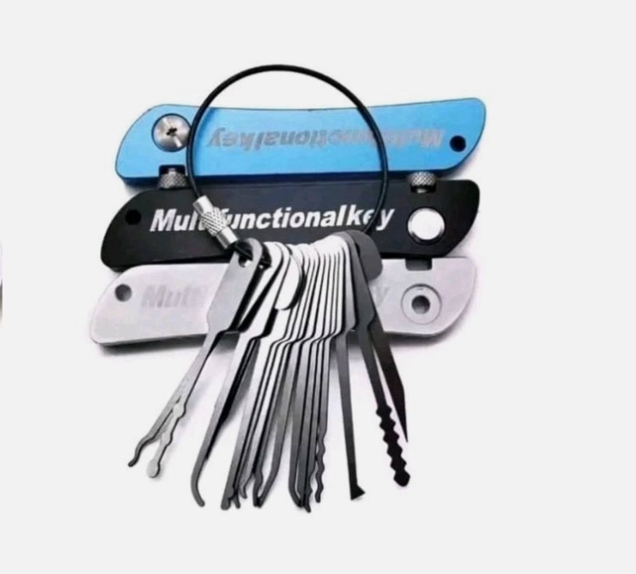 21pcs Stainless Steel Portable Key Practice Set Professional Key Door Open