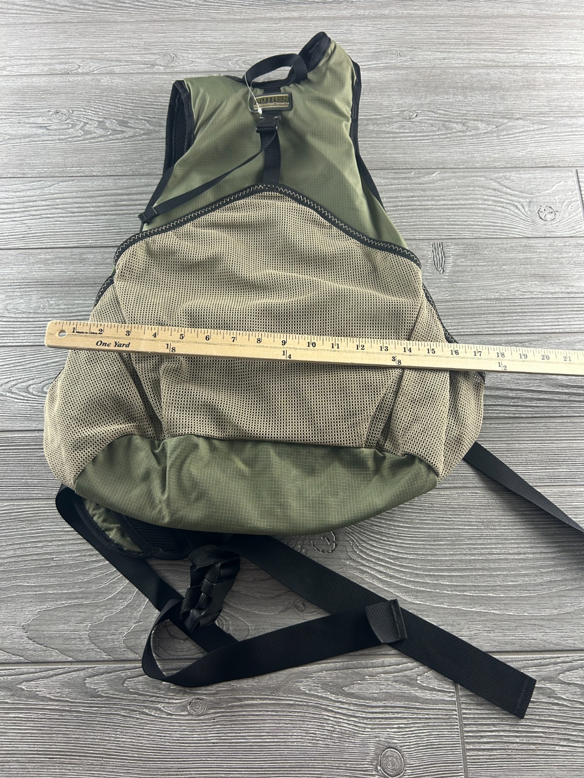 Mother tech technical bird hunting pack Green Mesh Back Clip Vest