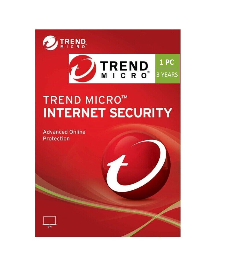 TREND MICRO MAXlMUM, lNTERNET, ANTIVIRUS+ Security for 1-3 Years and 1-5 Devices