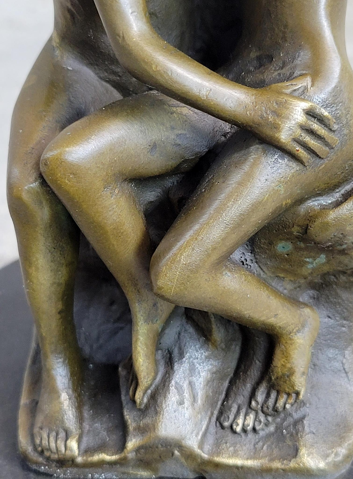 Auguste Rodin's The Kiss Love Romance Bronze Sculpture Statue Decor Nude Figures