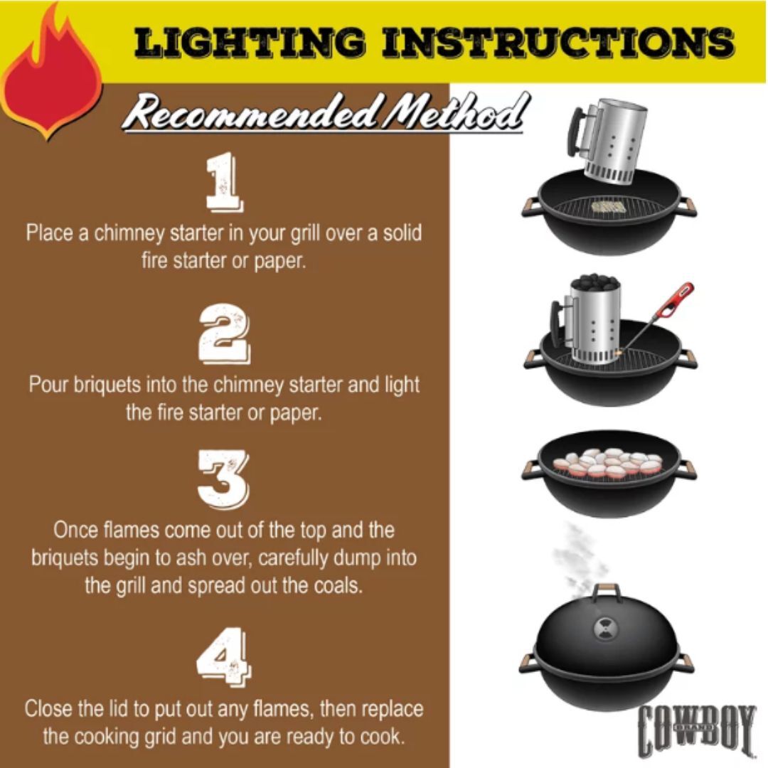 Cowboy Hardwood Charcoal Briquets, 20 Pounds Each (Pack of 2)