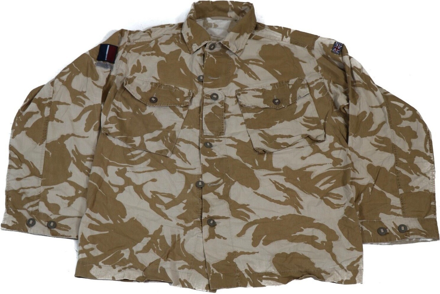 Large Reg (180/104) British Desert DPM Jacket Tropical Gulf War Uniform Shirt