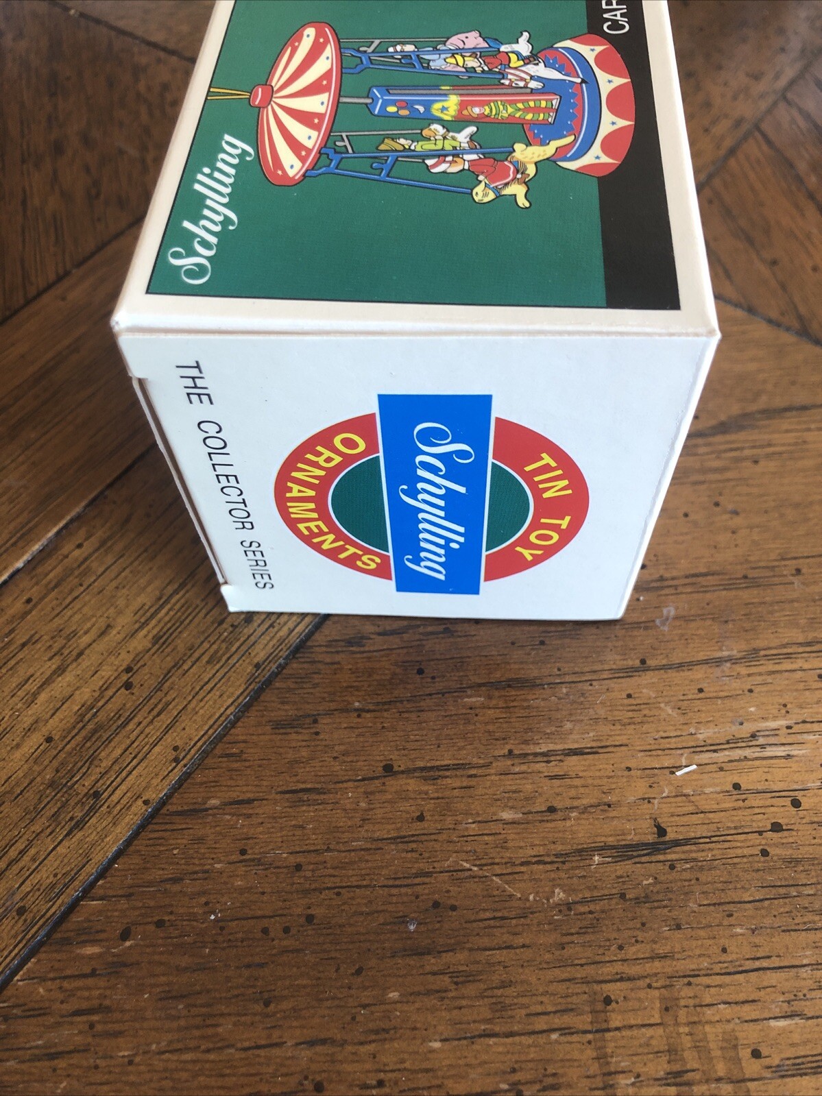 Vintage Schylling Miniature Tin Collector Series 90's Carousel w/Box