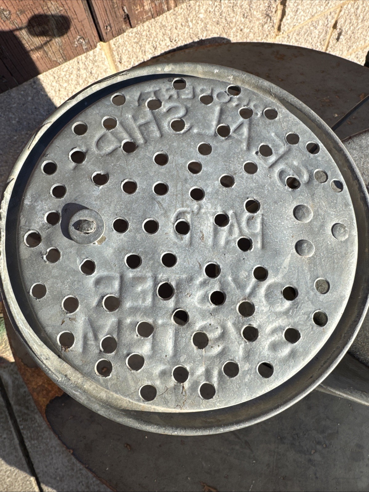 Antique Rare Property Of Seal Ship Oyster Bucket