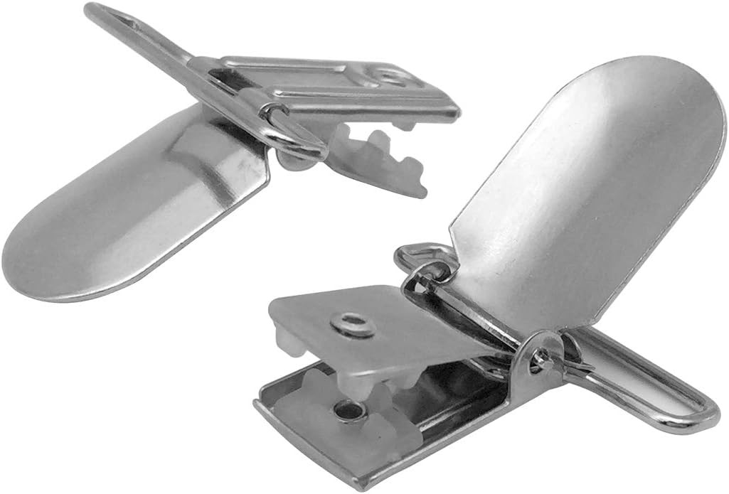RayTour 20-Piece Men's Suspender Clips: Heavy Duty Bed Sheet Fasteners and Strap