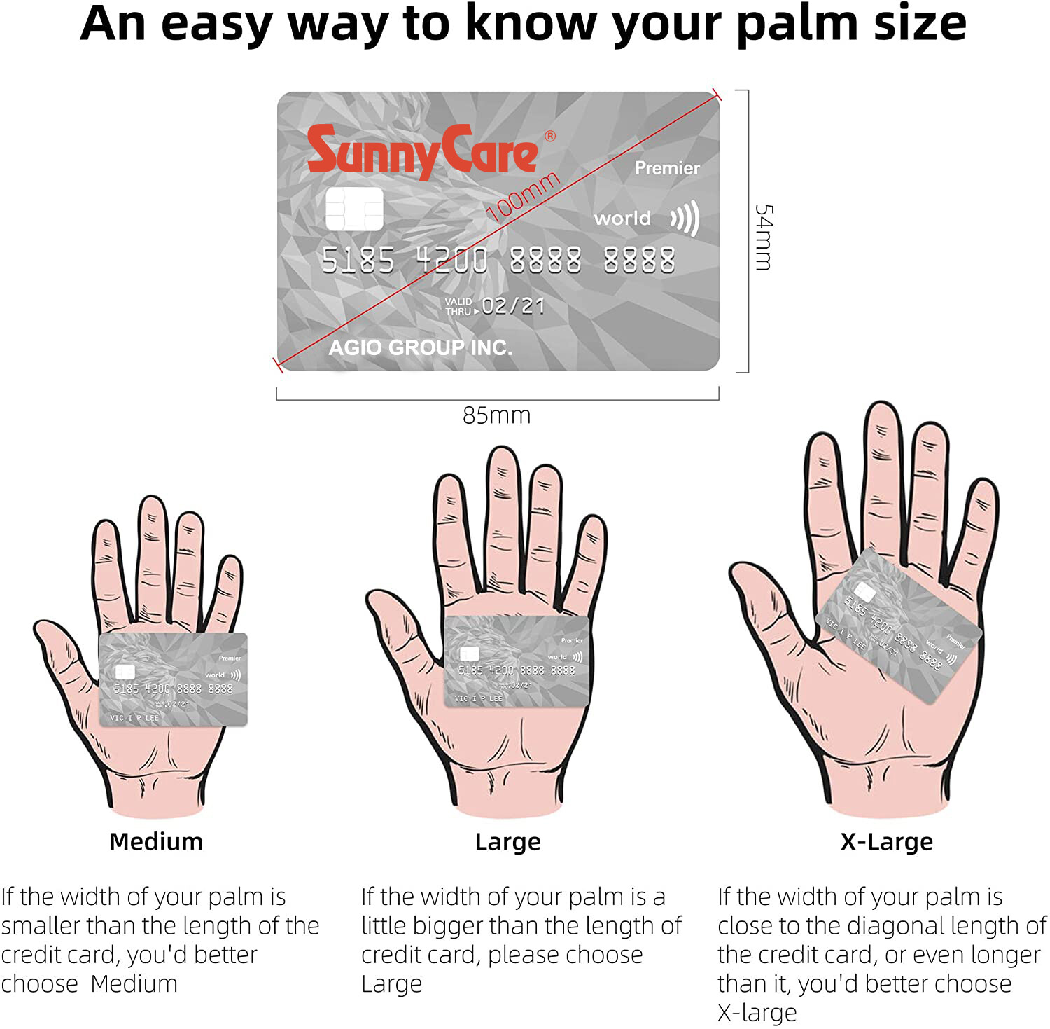 1000Pcs SunnyCare Vinyl Exam Gloves Powder Free (Latex Nitrile Free) 🔥🔥🔥🔥 XL